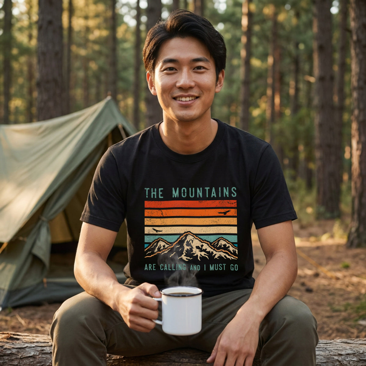 The Mountains Are Calling And I Must Go Vintage T-Shirt
