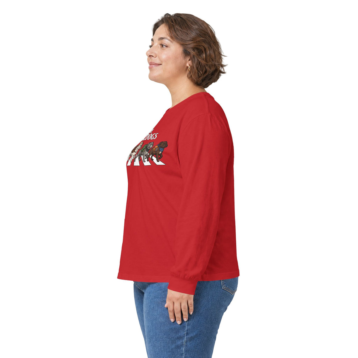 Bulldog Camp Club Campfire Coffee Back Print Long Sleeve T-Shirt