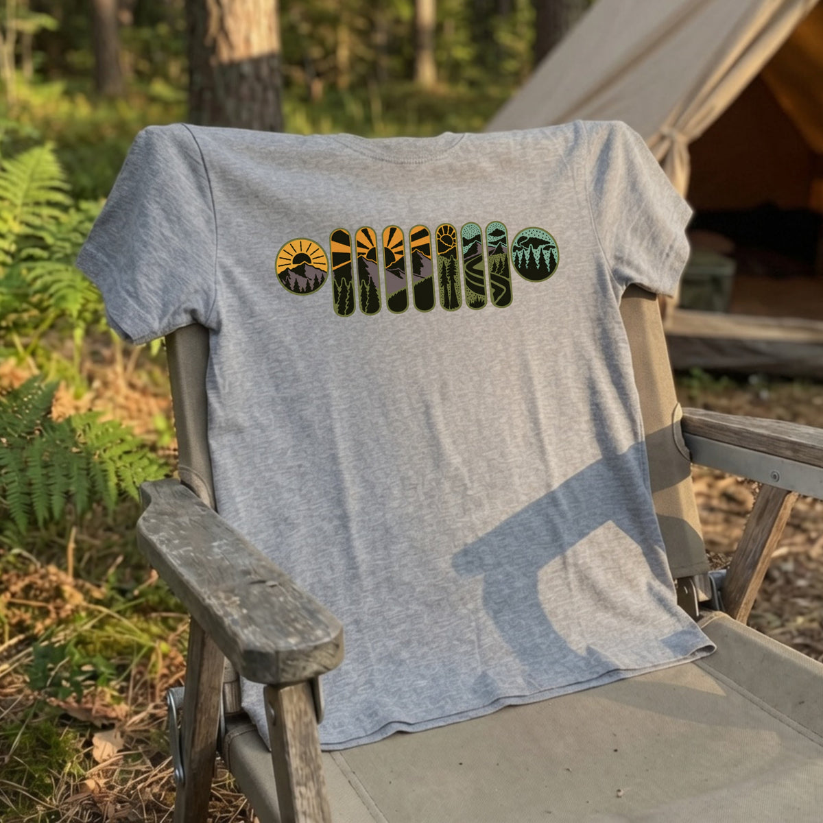 Vintage Outdoor Nature Mountain Camping T-Shirt
