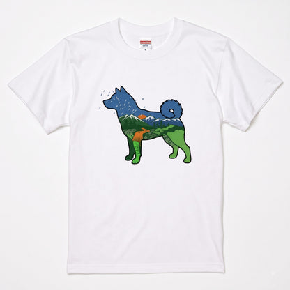 犬好き・キャンプ愛好者必見！柴犬デザインTシャツ | CAMPMODE