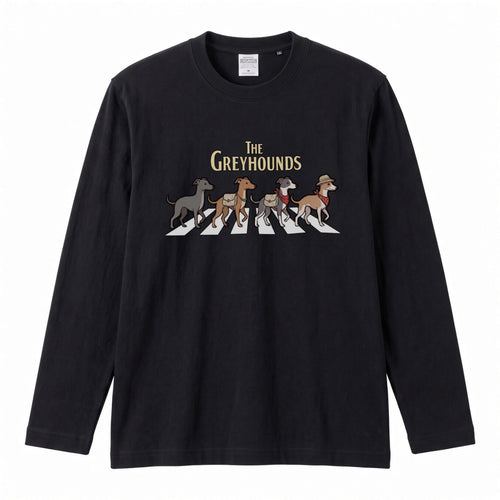 Greyhounds Walking Dogs Long Sleeve T-Shirt