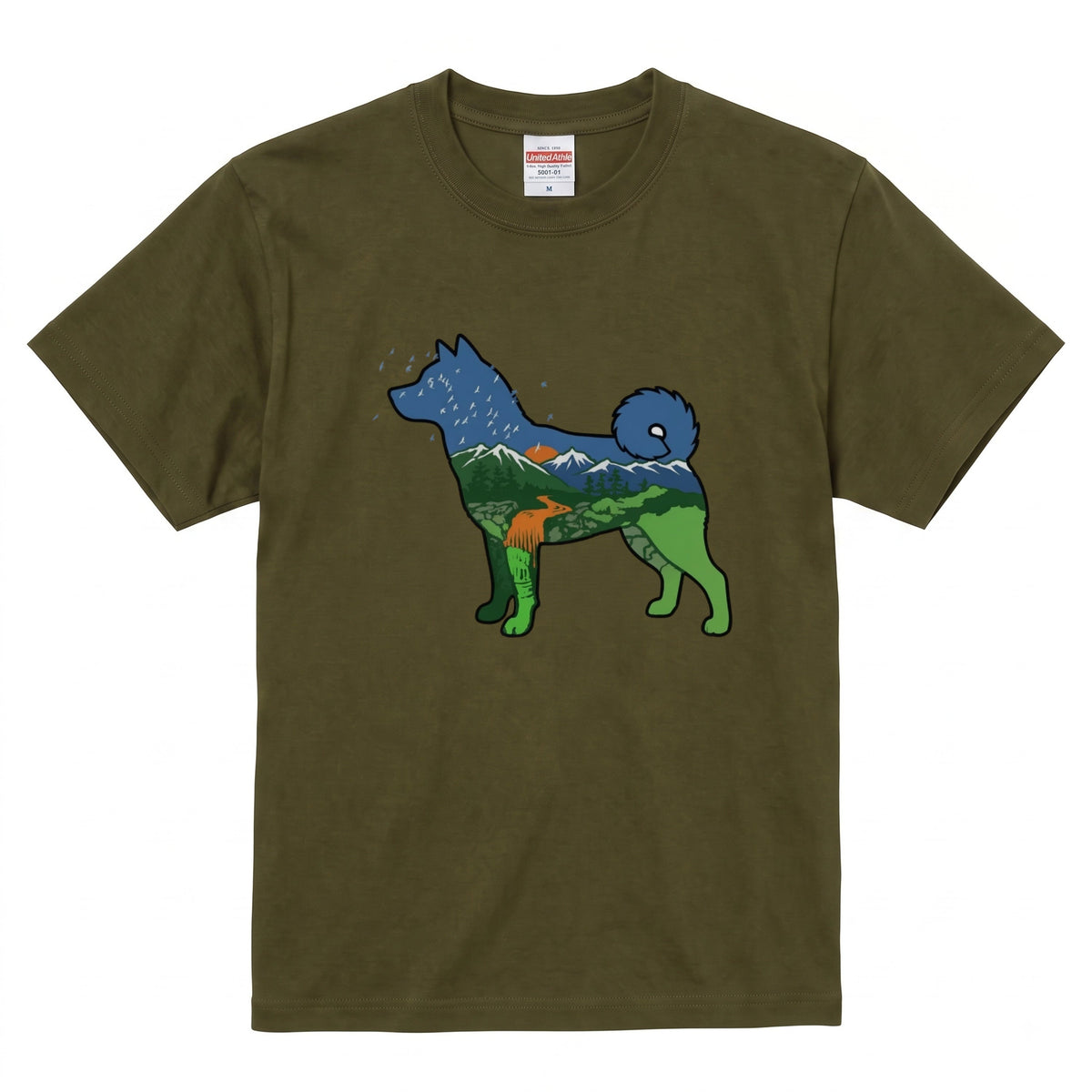 犬好き・キャンプ愛好者必見！柴犬デザインTシャツ | CAMPMODE