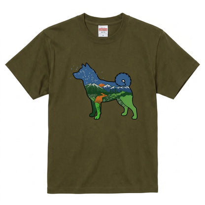 犬好き・キャンプ愛好者必見！柴犬デザインTシャツ | CAMPMODE