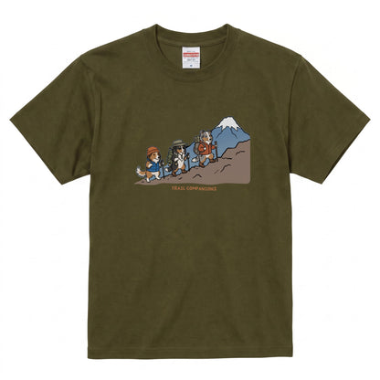 TRAIL COMPANIONS 登山犬Tシャツ