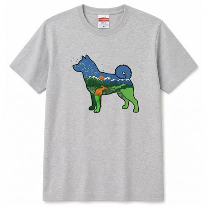 犬好き・キャンプ愛好者必見！柴犬デザインTシャツ | CAMPMODE