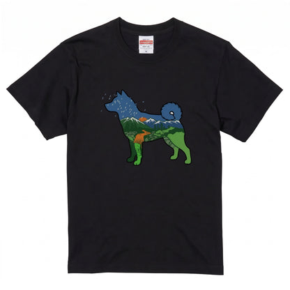 犬好き・キャンプ愛好者必見！柴犬デザインTシャツ | CAMPMODE