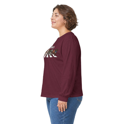 Bulldog Camp Club Campfire Coffee Back Print Long Sleeve T-Shirt