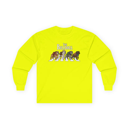 Bulldog Camp Club Campfire Coffee Back Print Long Sleeve T-Shirt
