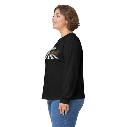Bulldog Camp Club Campfire Coffee Back Print Long Sleeve T-Shirt