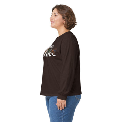 Bulldog Camp Club Campfire Coffee Back Print Long Sleeve T-Shirt
