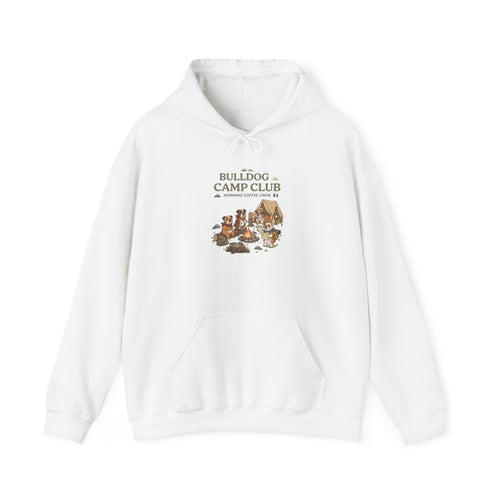 Bulldog Camp Club Campfire Coffee Hoodie