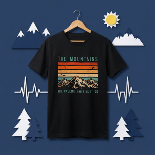 The Mountains Are Calling And I Must Go Vintage T-Shirt