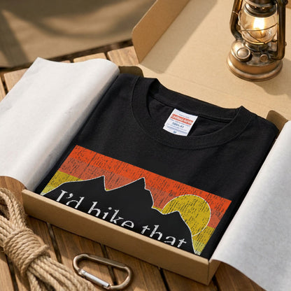 I'd Hike That ｜ 登山・ハイキング・アウトドア・レトロ・パロディに人気
