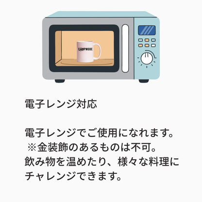 【CAMP LIFE】セラミックマグカップ | CAMPMODE