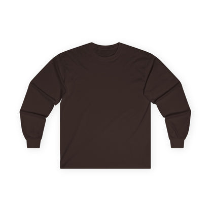 Bulldog Camp Club Campfire Coffee Back Print Long Sleeve T-Shirt