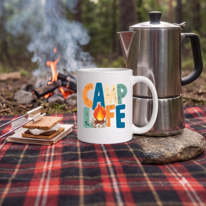 【CAMP LIFE】セラミックマグカップ | CAMPMODE