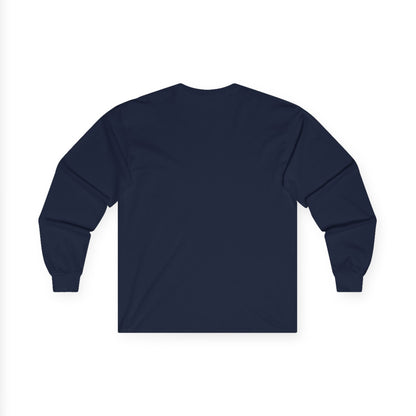 Bulldog Camp Club Campfire Coffee Back Print Long Sleeve T-Shirt