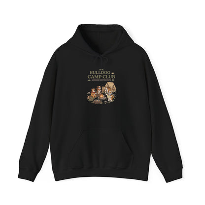 Bulldog Camp Club Campfire Coffee Hoodie
