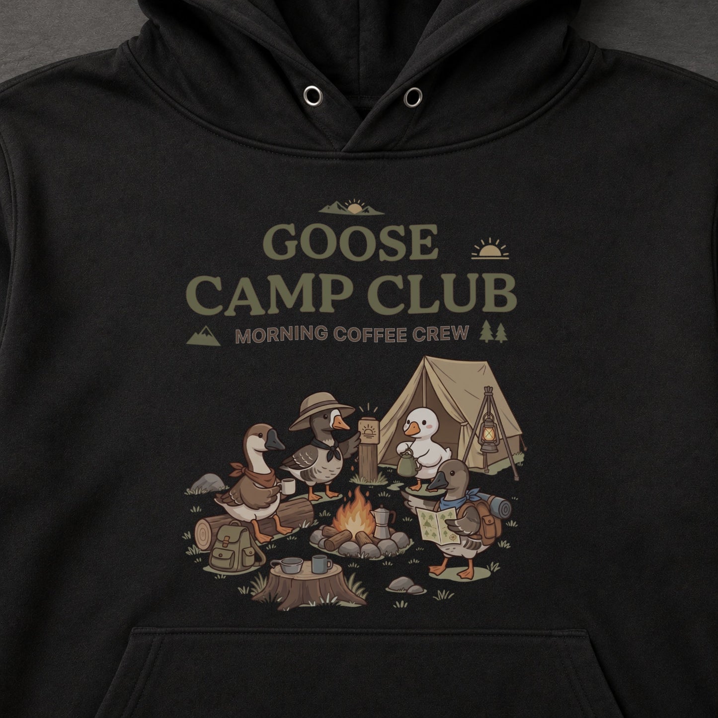 GOOSE CAMP CLUB ガチョウ キャンプパーカー