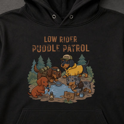 LOW RIDER PUDDLE PATROL ダックスフンドパーカー