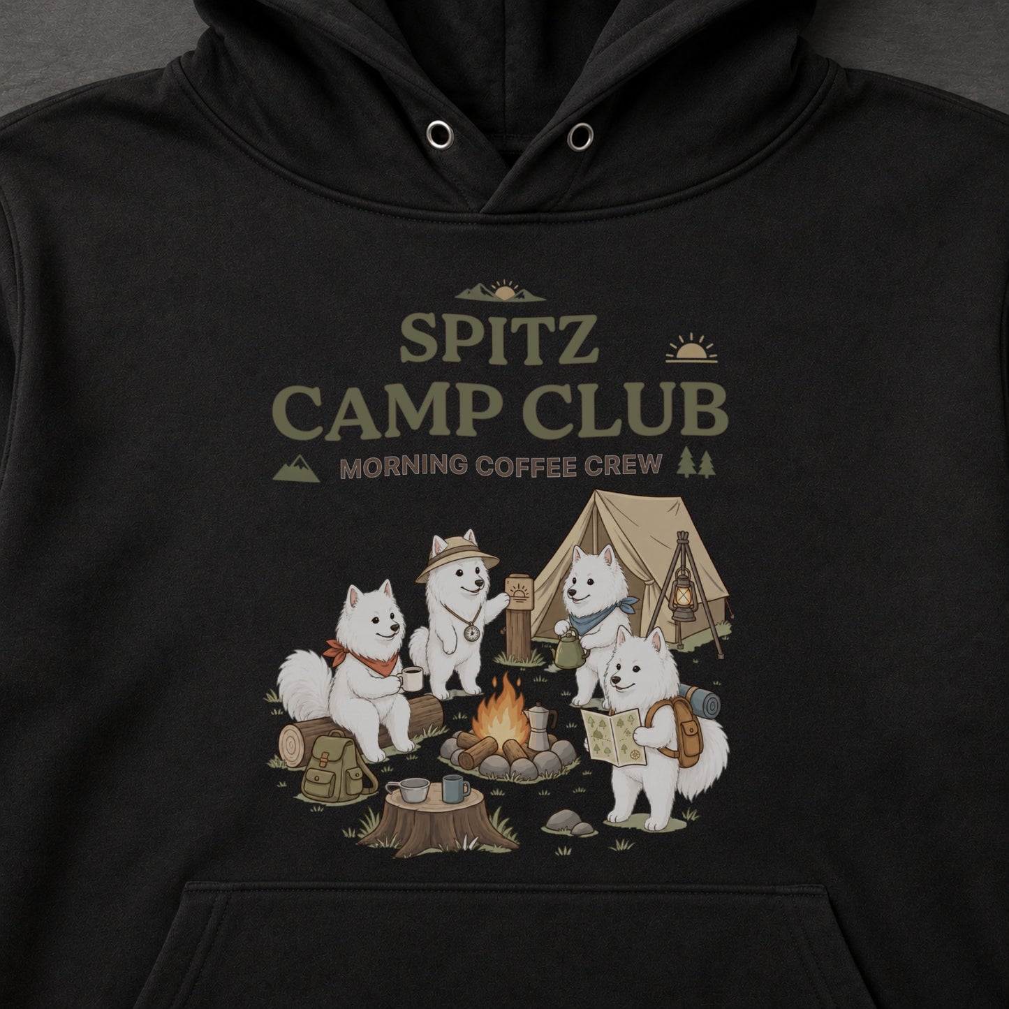 SPITZ CAMP CLUB 日本スピッツ キャンプパーカー
