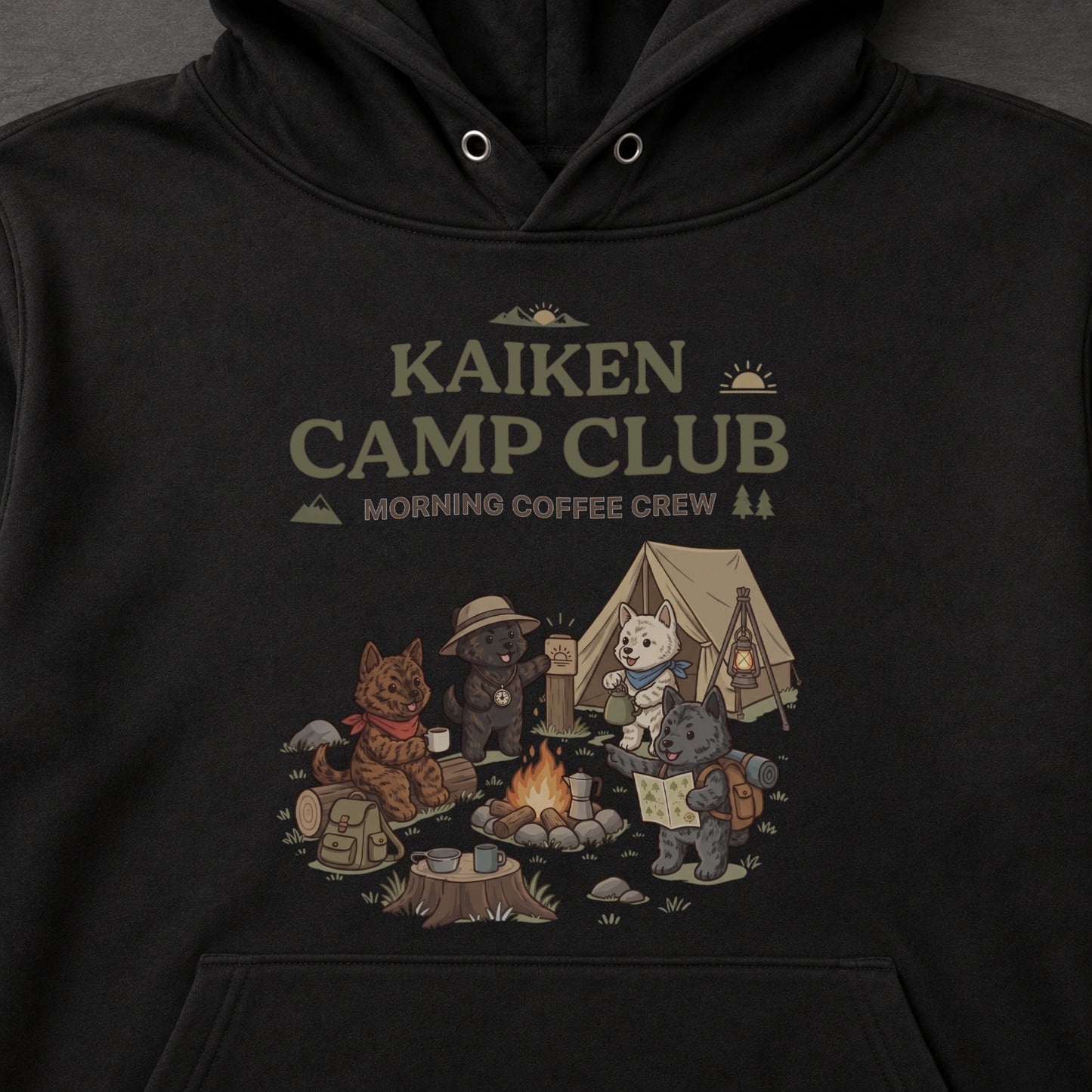 KAIKEN CAMP CLUB 甲斐犬 キャンプパーカー