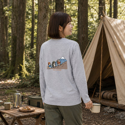 TRAIL COMPANIONS 登山犬ロングスリーブTシャツ｜バックプリント