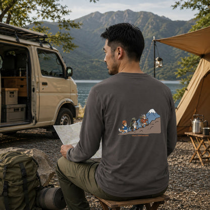 TRAIL COMPANIONS 登山犬ロングスリーブTシャツ｜バックプリント
