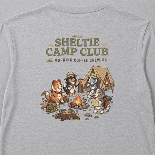 Shetland Sheepdog Camp Club Long Sleeve T-Shirt