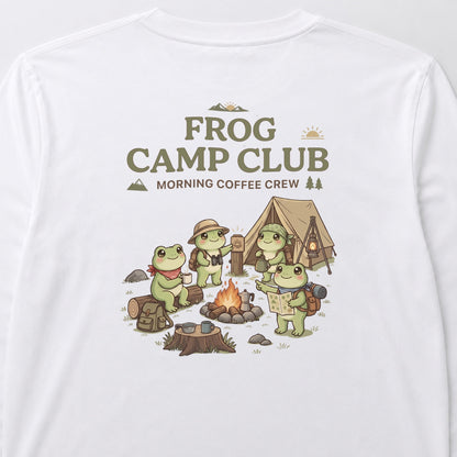 FROG CAMP CLUB カエル キャンプ バックプリント長袖Tシャツ