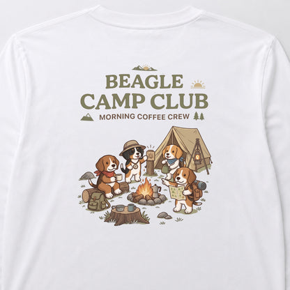 BEAGLE CAMP CLUB ビーグル キャンプ バックプリント長袖Tシャツ