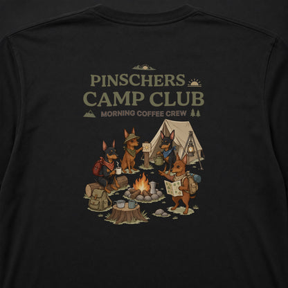 PINSCHERS CAMP CLUB ピンシャー キャンプ バックプリント長袖Tシャツ