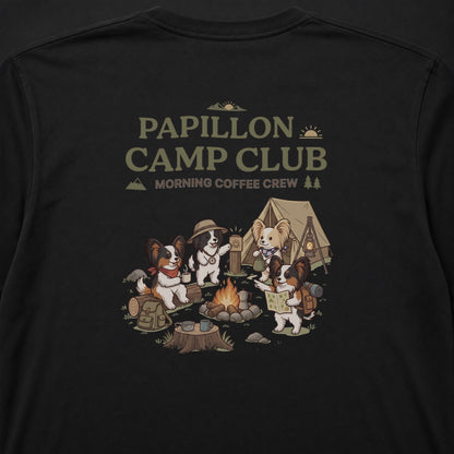 PAPILLON CAMP CLUB パピヨン キャンプ バックプリント長袖Tシャツ