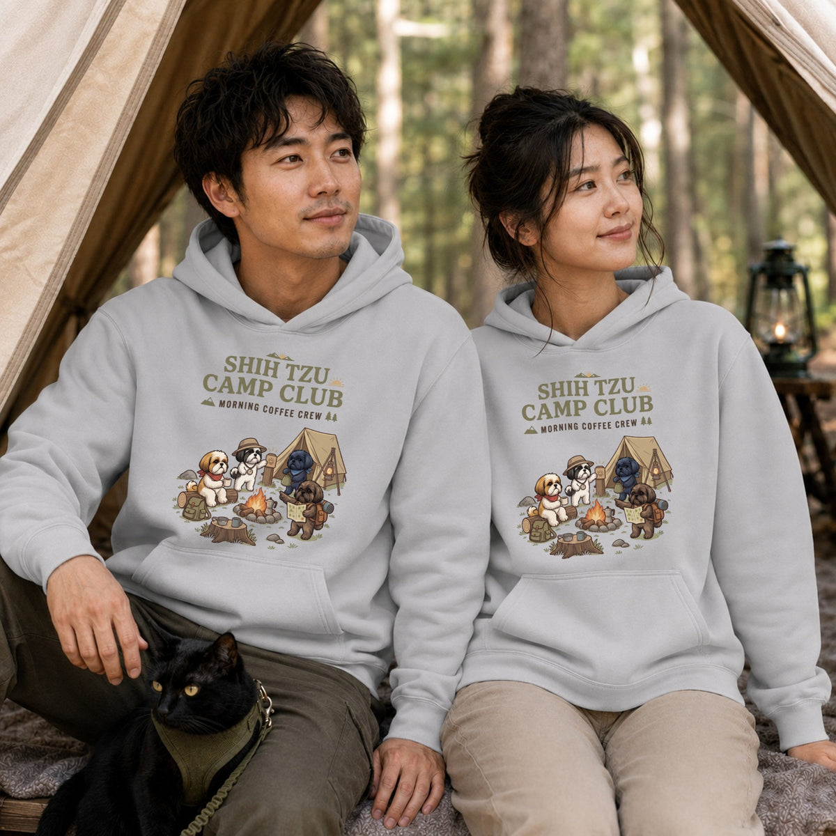 SHIH TZU CAMP CLUB シーズー キャンプパーカー