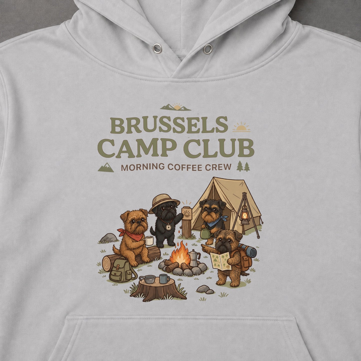 BRUSSELS CAMP CLUB ブリュッセル・グリフォン キャンプパーカー