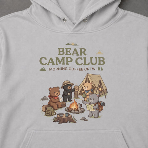 Bear Camp Club Campfire Coffee Hoodie