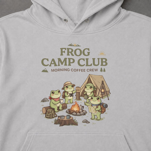 Frog Camp Club Campfire Coffee Hoodie