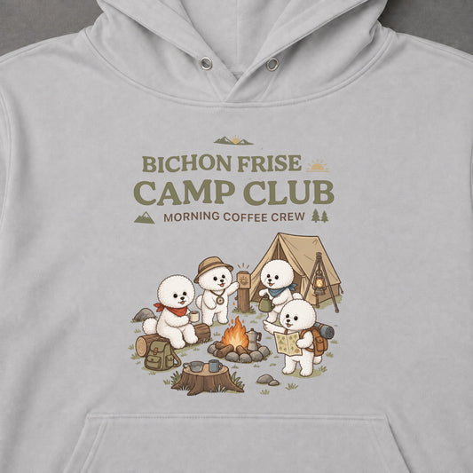 BICHON FRISE CAMP CLUB ビション・フリーゼ キャンプパーカー