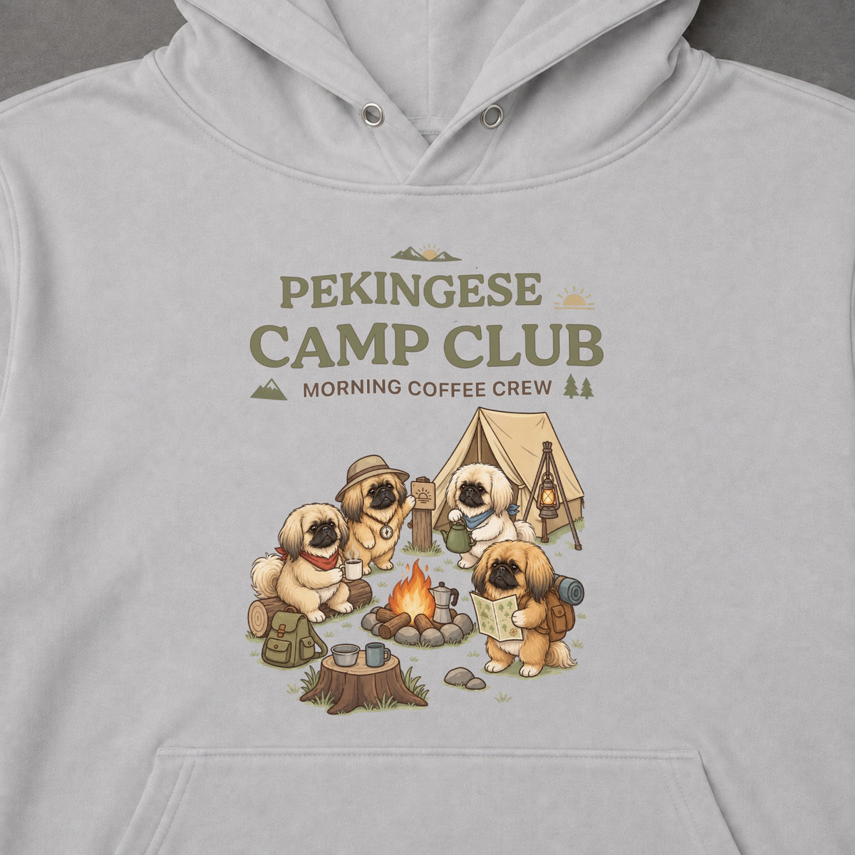 PEKINGESE CAMP CLUB ペキニーズ キャンプパーカー