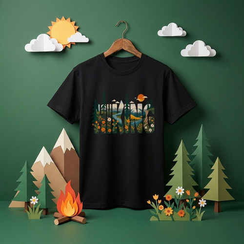Mountain Adventure Graphic T-Shirt
