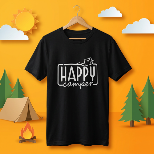 Happy Camper Classic Camping T-Shirt