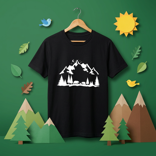 Camp Outdoors Nature Camper Graphic T-Shirt