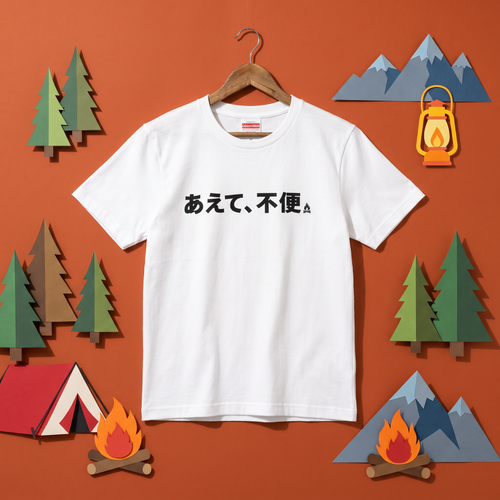 Inconvenience Is Entertainment Japanese Camping T-Shirt