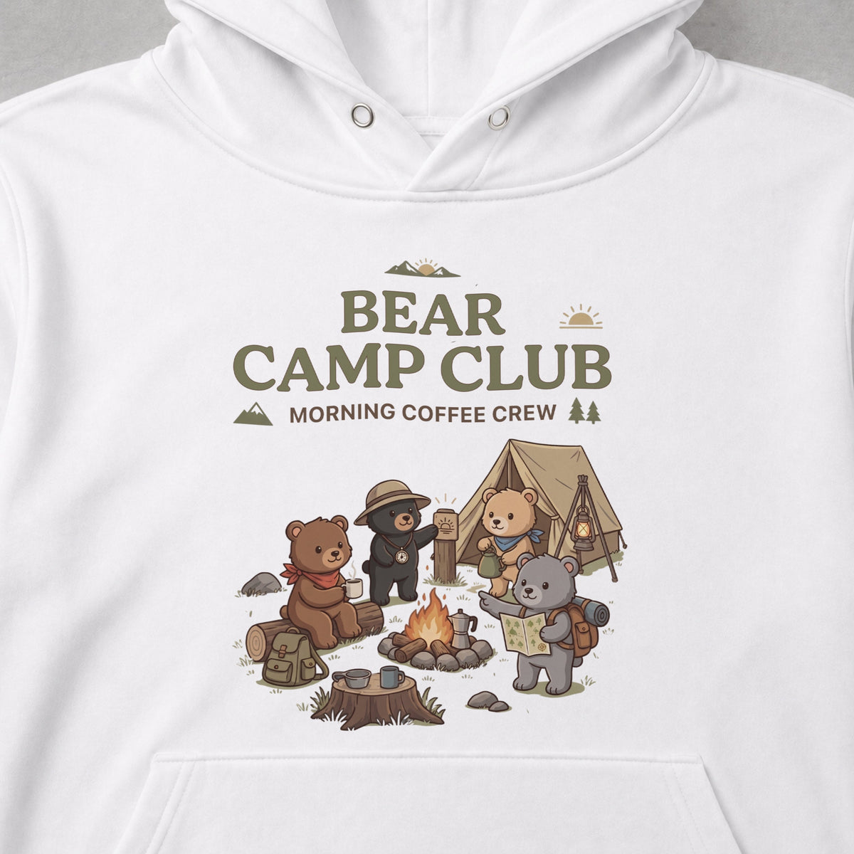 BEAR CAMP CLUB クマ キャンプパーカー