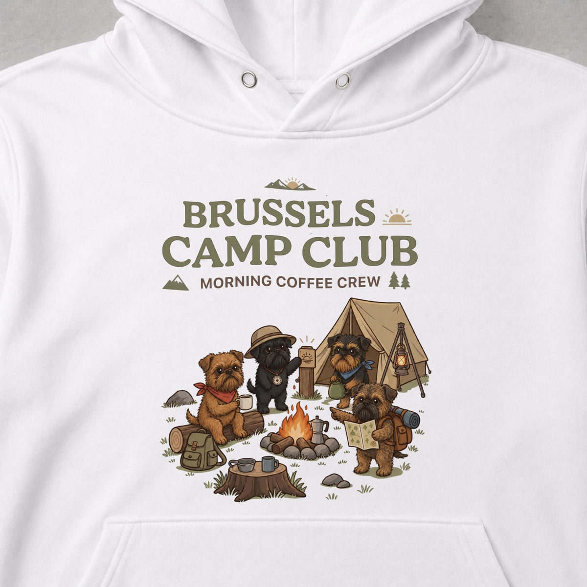 BRUSSELS CAMP CLUB ブリュッセル・グリフォン キャンプパーカー