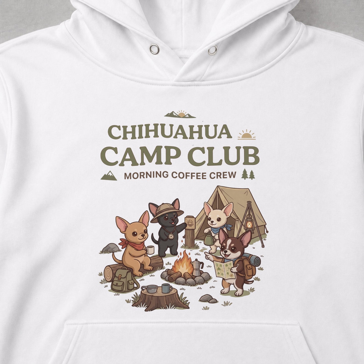 CHIHUAHUA CAMP CLUB チワワ キャンプパーカー
