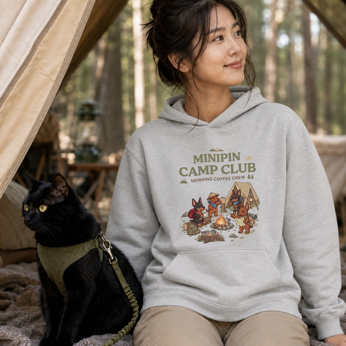MINIPIN CAMP CLUB ミニピン キャンプパーカー