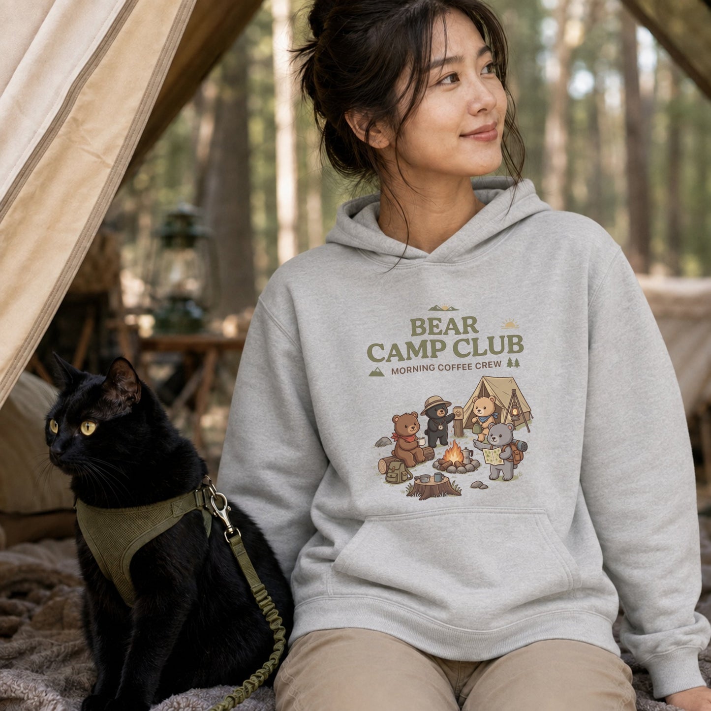 BEAR CAMP CLUB クマ キャンプパーカー